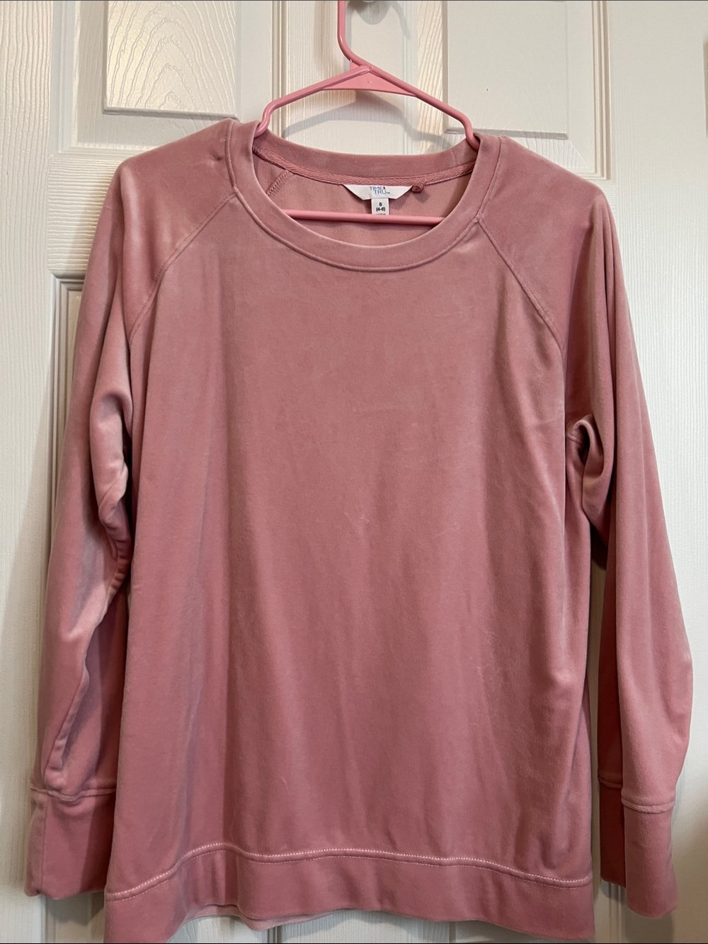 Time and Tru Mauve-Pink Crewneck Sweatshirt